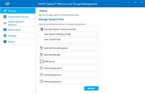 intel optane download windows 10.